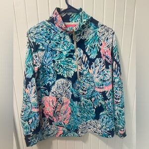 Woman’s XS, quarter zip Lilly Pulitzer sweatshirt
